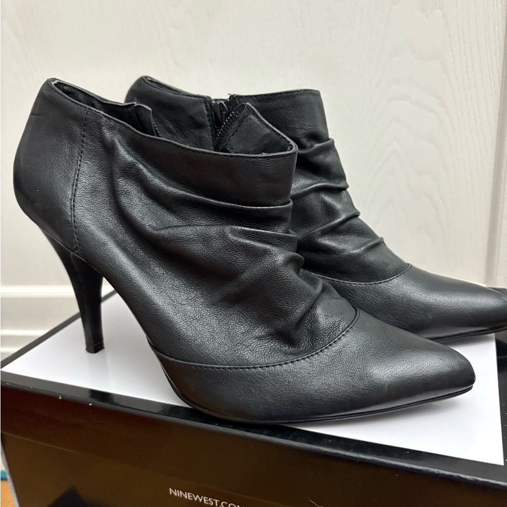 Aldo Black Heeled Boots